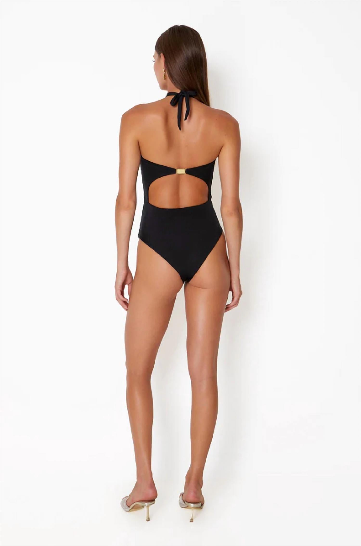 Cin Cin - Diamond Heart Cut-Out Swimsuit