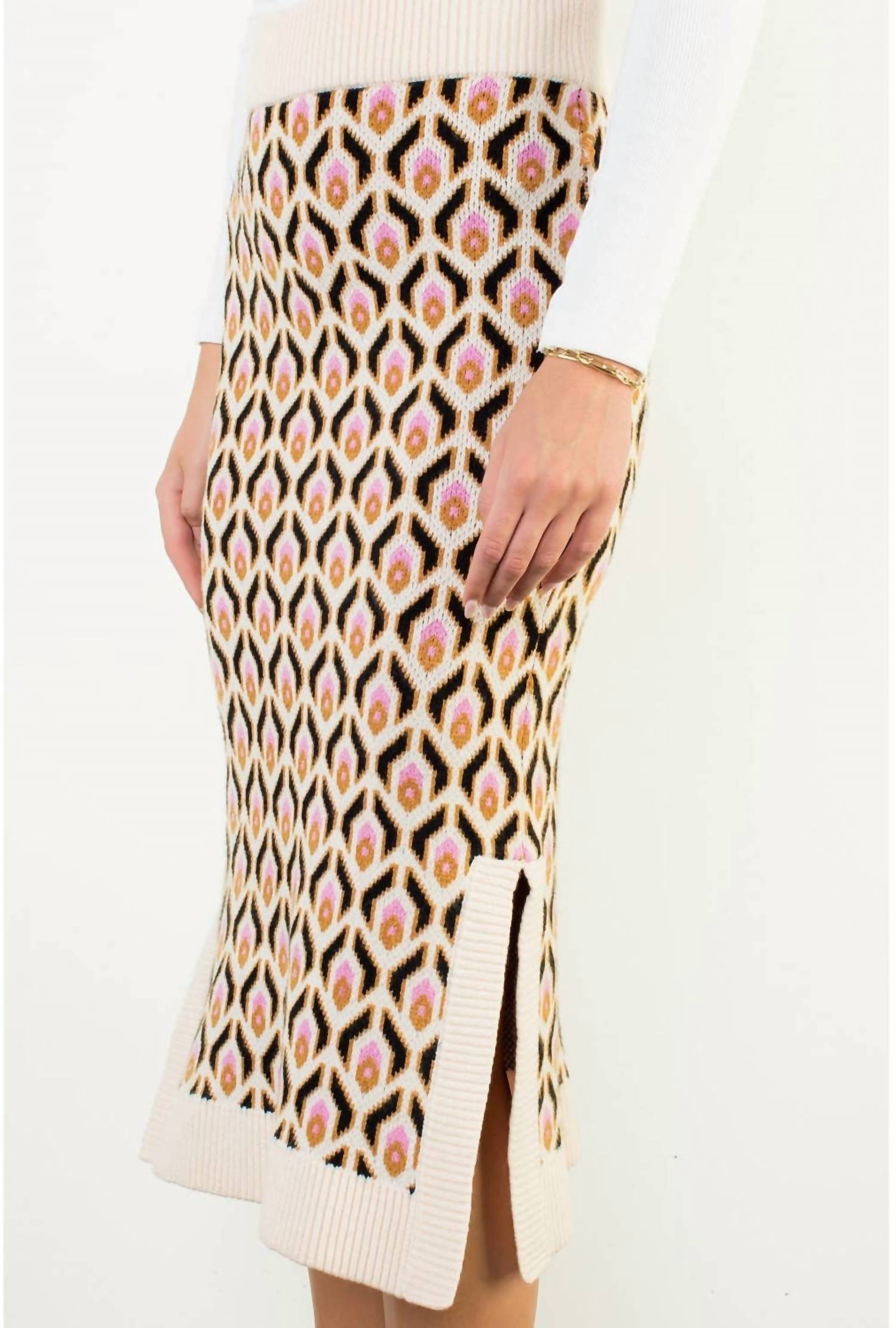 Thml - Jacquard Knit Midi Skirt