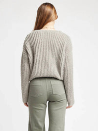 Self Contrast - Darla Chunky Cropped Sweater