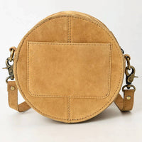 American Darling - Women's Canteen Western Suede Leather Bag
