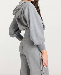 Cinq A Sept - Heather Maddie Zip Up Sweatshirt