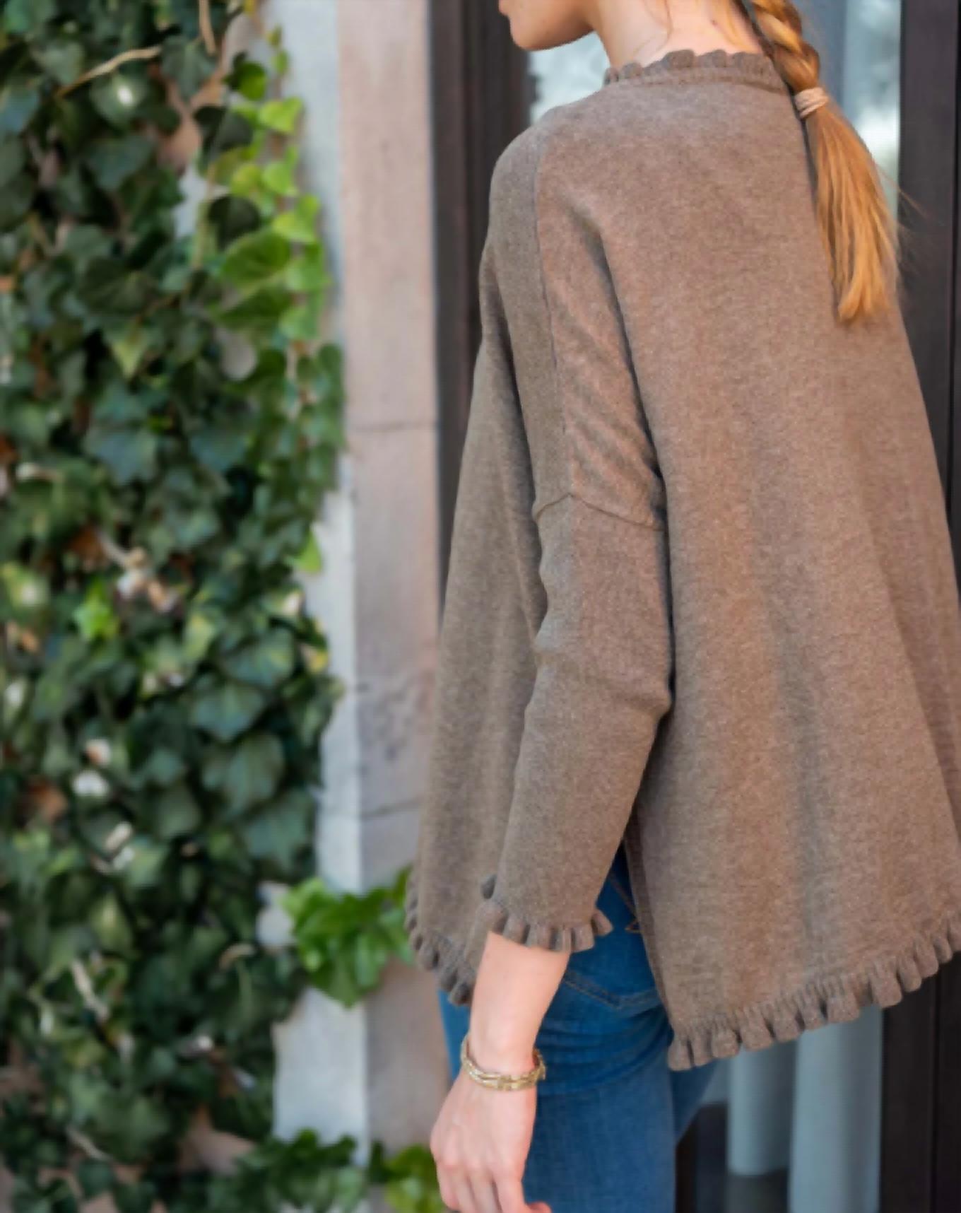 Mersea - Ruffley Catalina Cotton Sweater