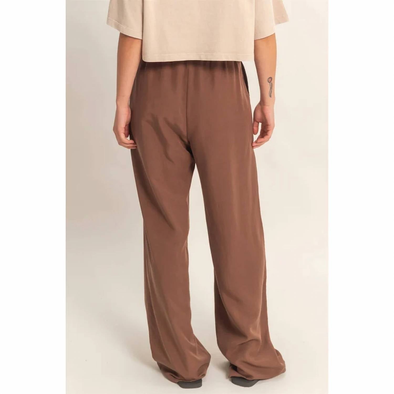 Hyfve - Feet In The Sand Linen Straight Leg Pants