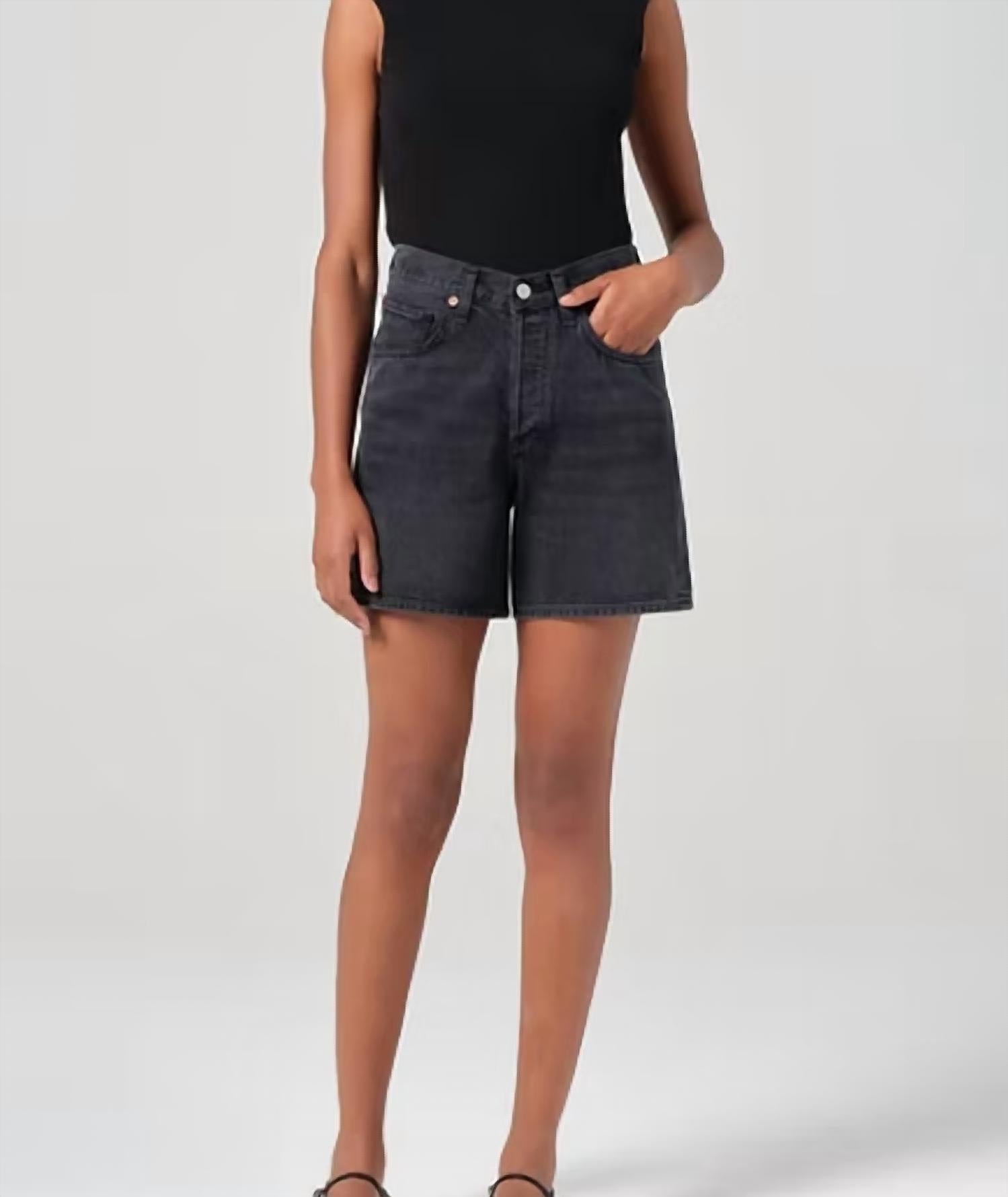 Agolde - Women's V-waist Denim Short