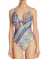 Nanette Lepore - SCARF PATCHWORK GODDESS ONE PIECE