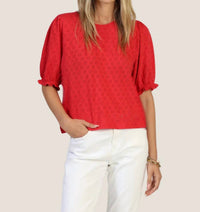 Dylan - Wyatt Knit Embroidery Blouse