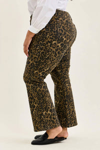 Judy Blue - High Waist Bootcut Print Jeans