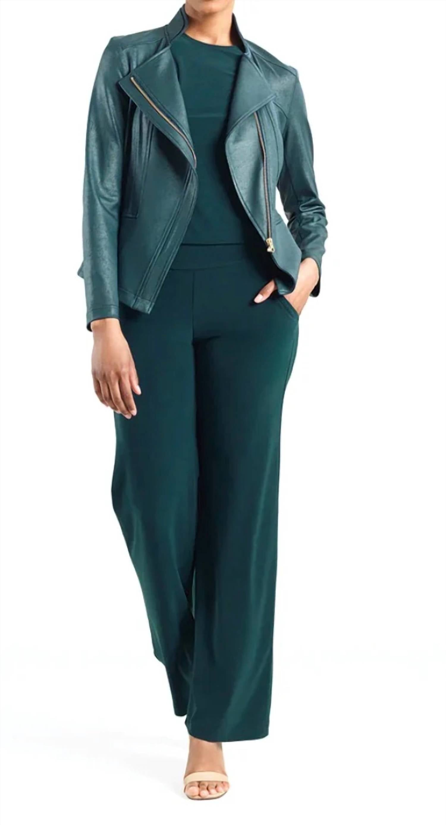 Clara Sunwoo - Cupro palazzo pant with pockets
