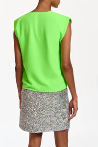 Essentiel Antwerp - Falling Sleeveless V-neck Top