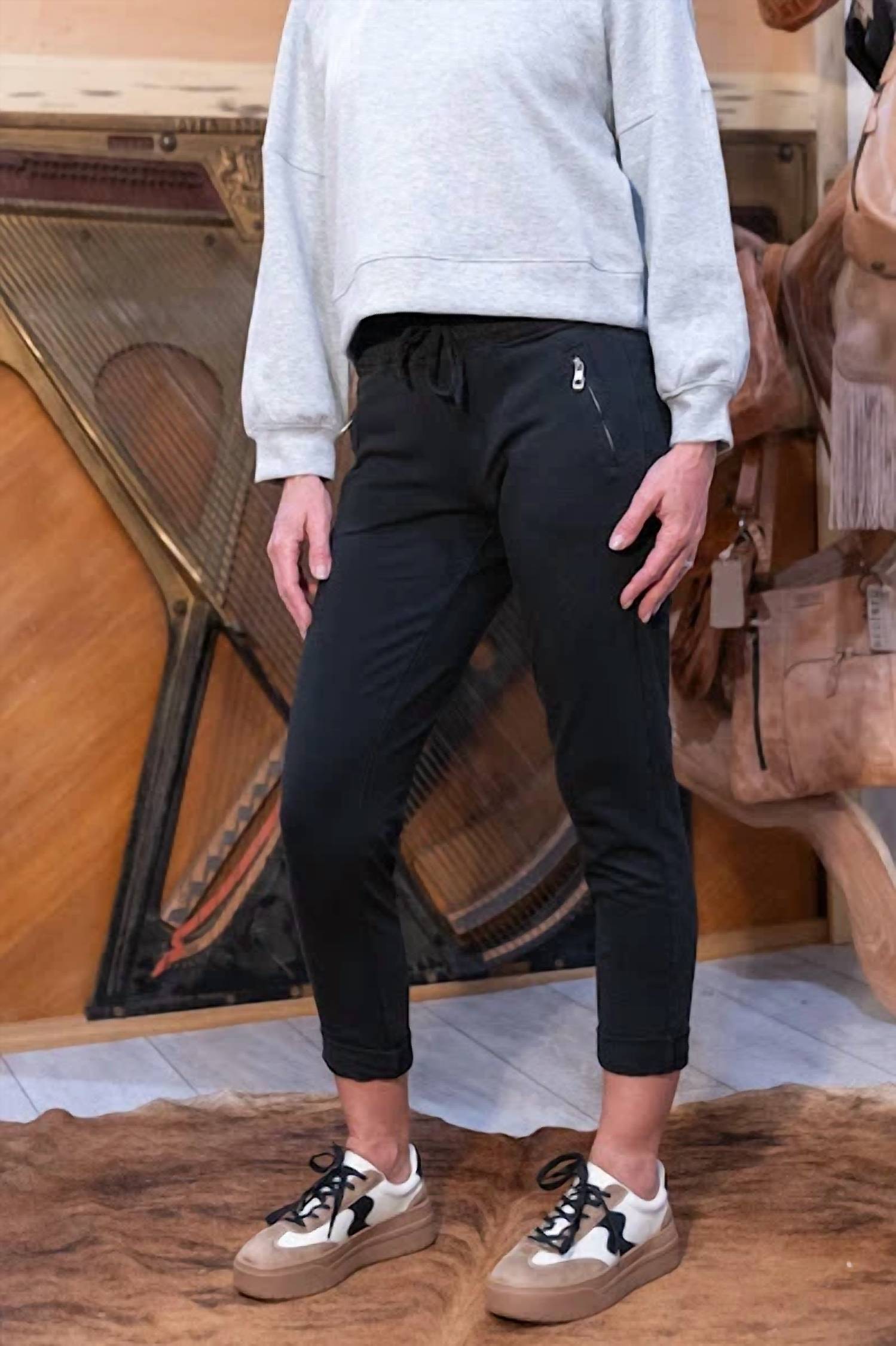 Nostalgia - Zipper Pocket French Terry Jogger