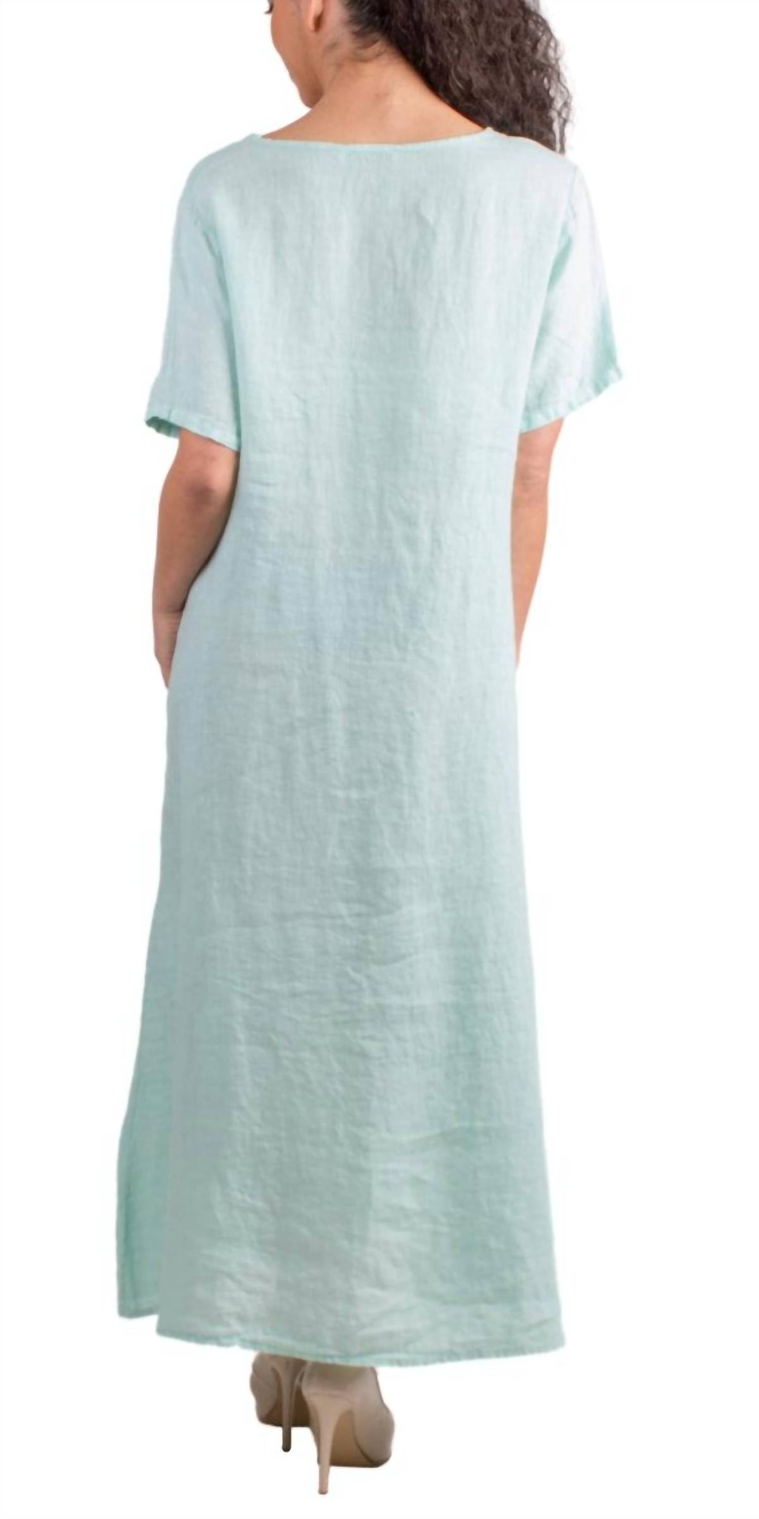 Gigi Moda - Vedette Linen Maxi Dress