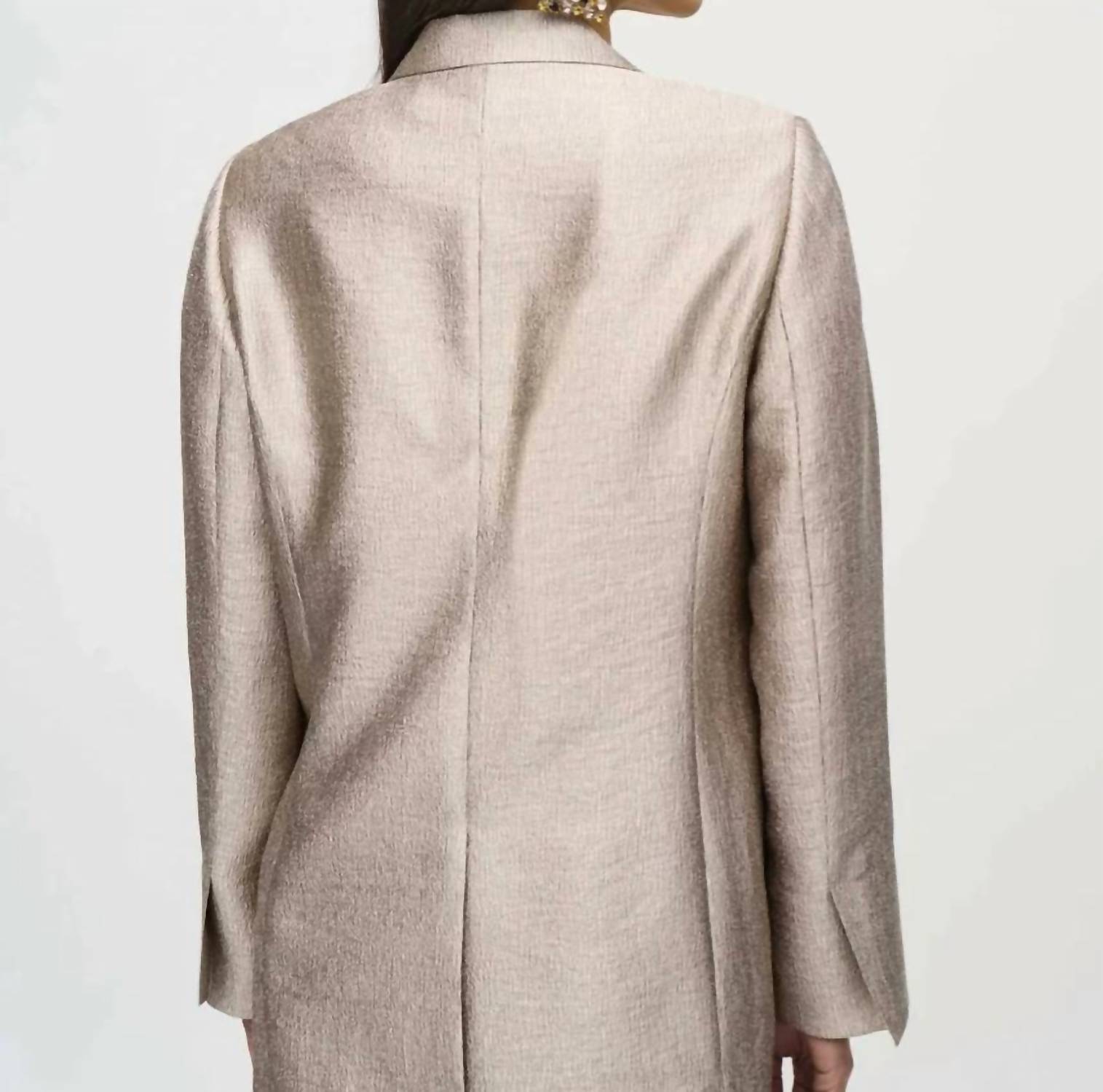 Joseph Ribkoff - Woven Fitted Metallic Blazer