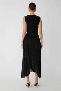 js71 Selima Dress in black - women's dress - alternate view