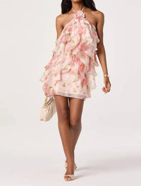 Astr - Ofra Ruffle Mini Dress