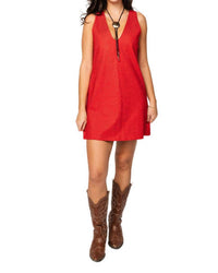 Queen Of Sparkles - Rhinestone V Neck Mini Dress