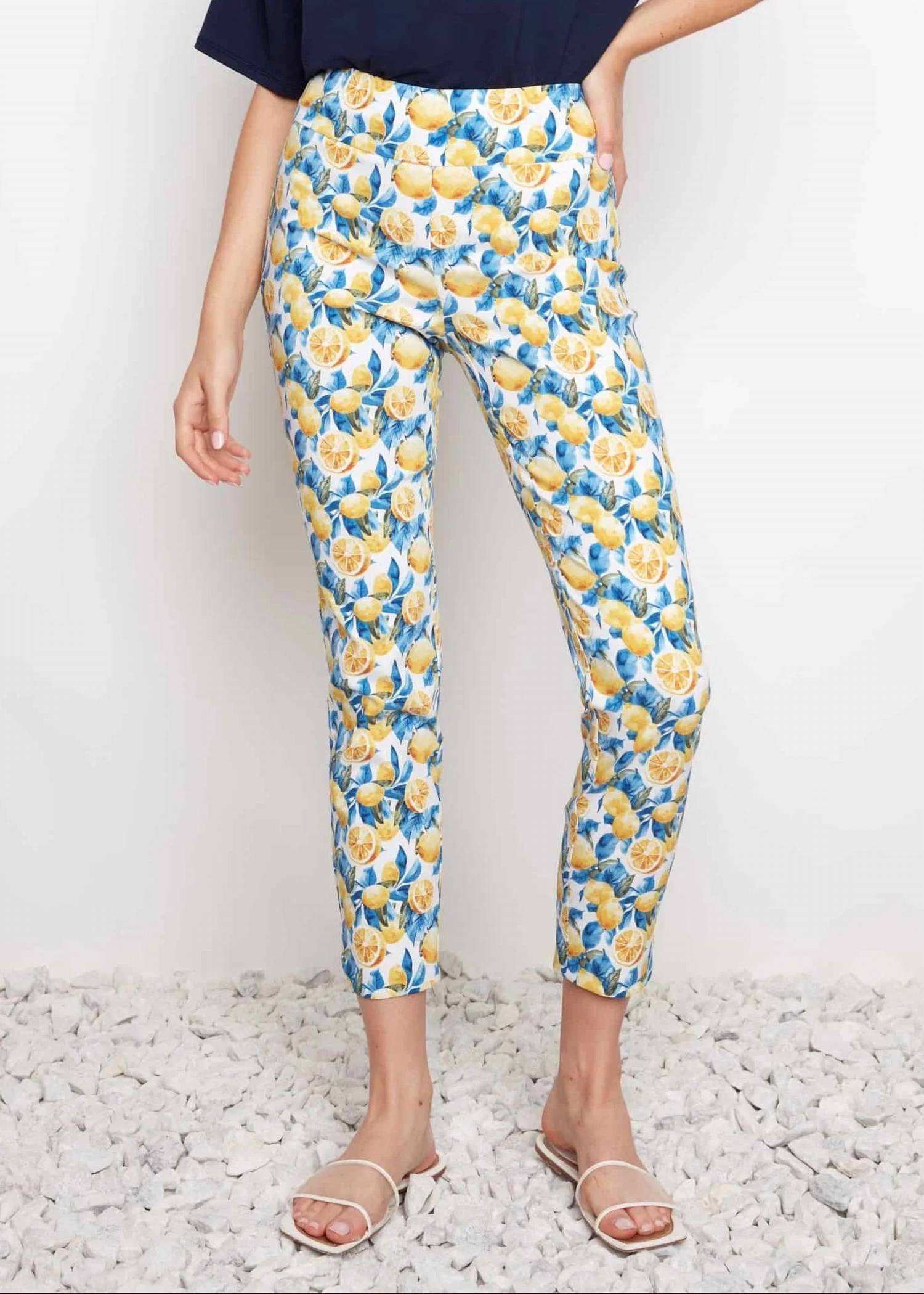 Up! - Petal Slit Ankle Pant