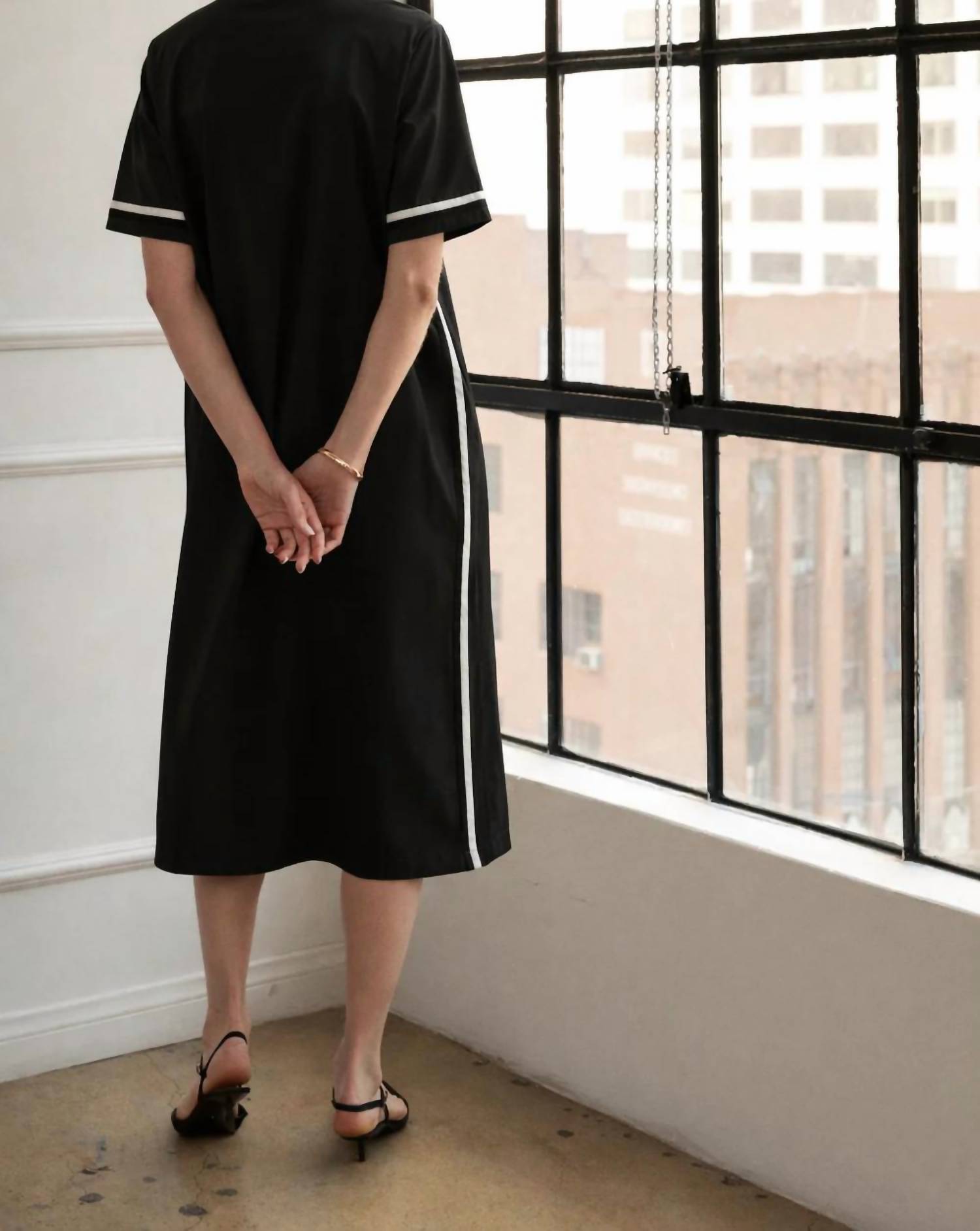 Joh - Juni Stretch Parachute Dress With Stripes