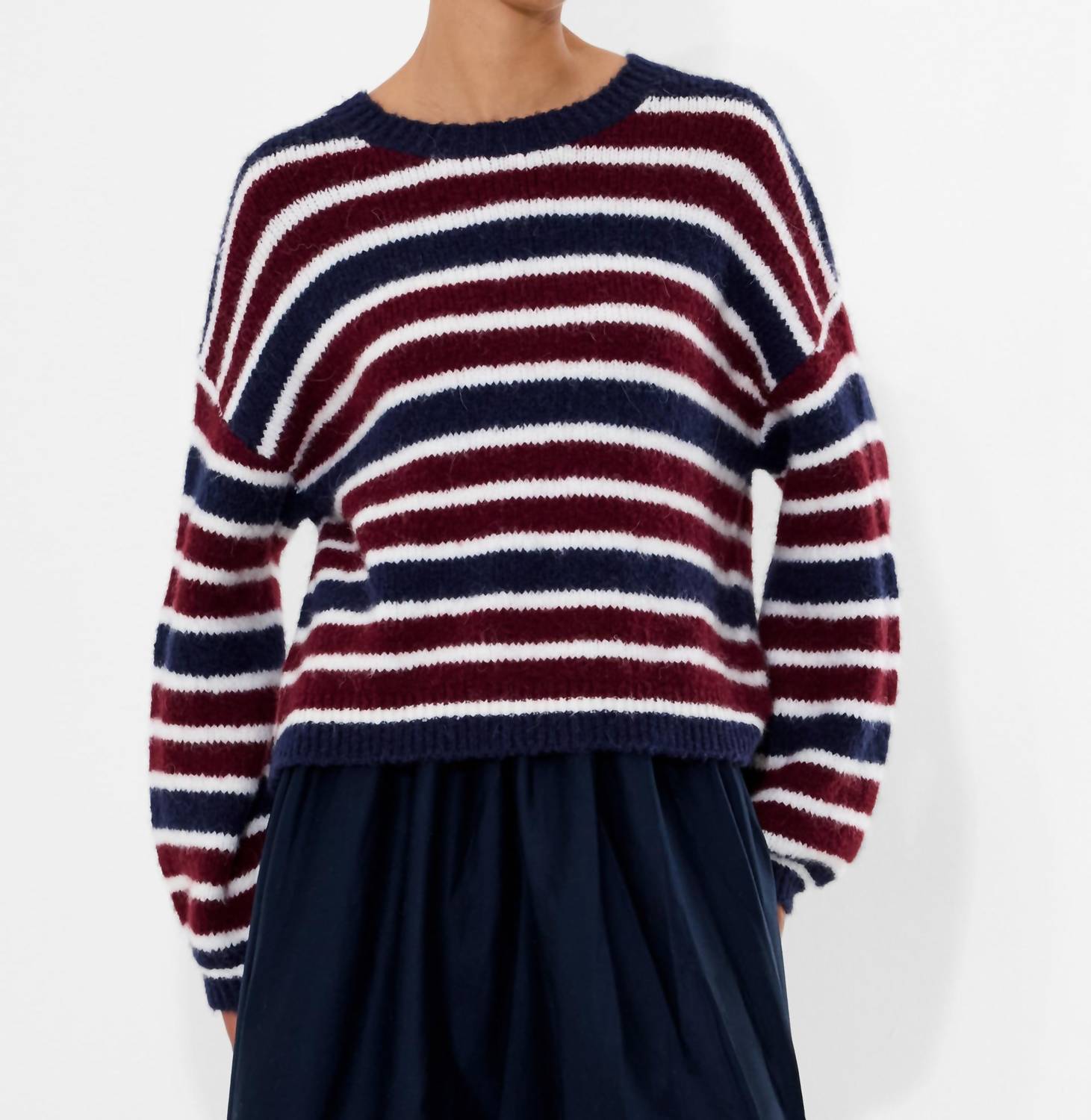 French Connection - Chunky Alpaca Crew Neck Pullover
