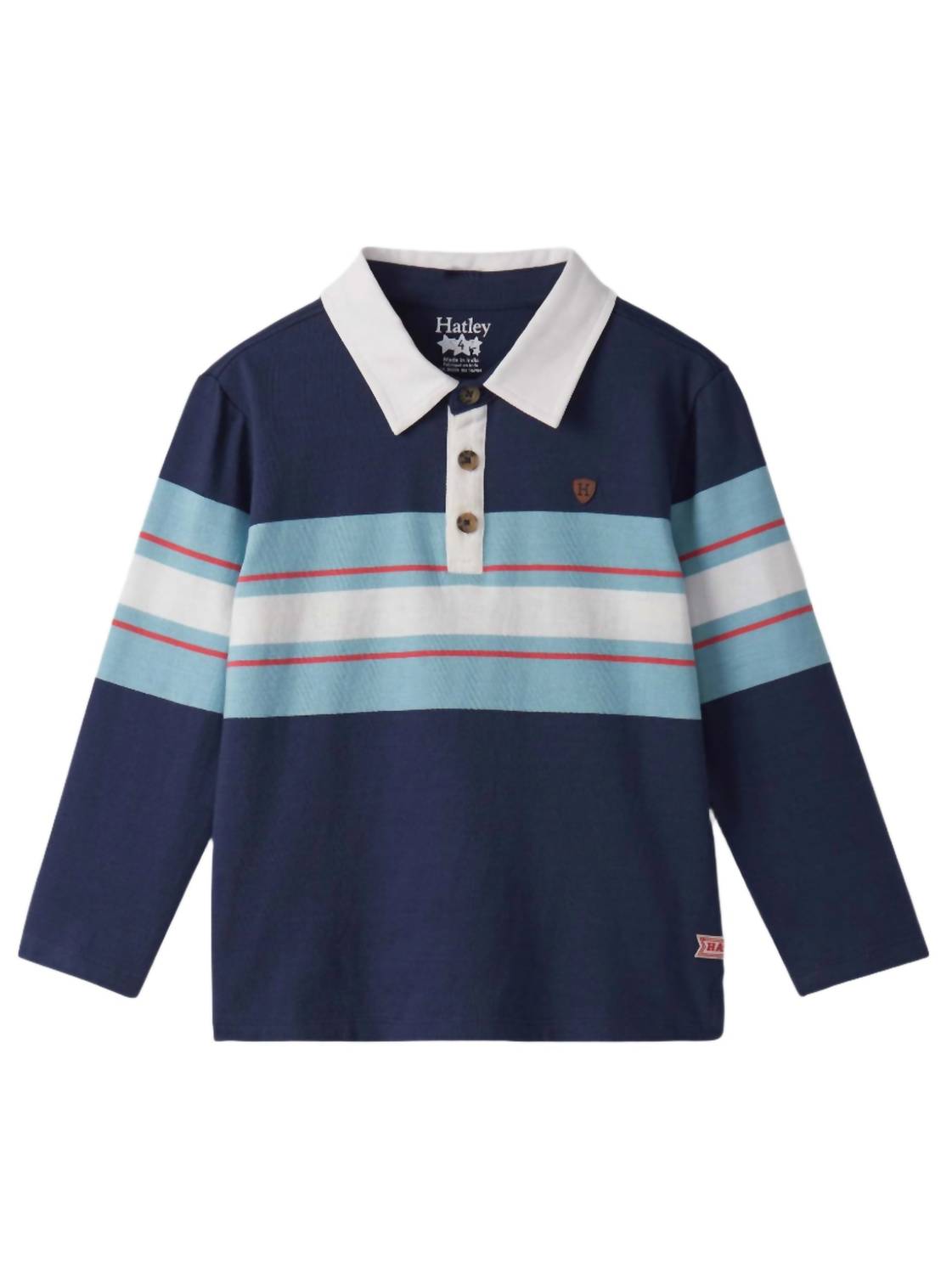 Hatley - Boy's Stripes Rugby Polo Shirt