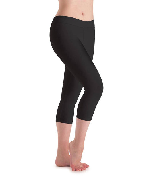 Motionwear - SilkSkyn Flat Waist Capri Leggings