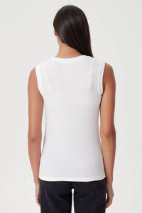 Goldie - Rib Sleeveless Shell Tee