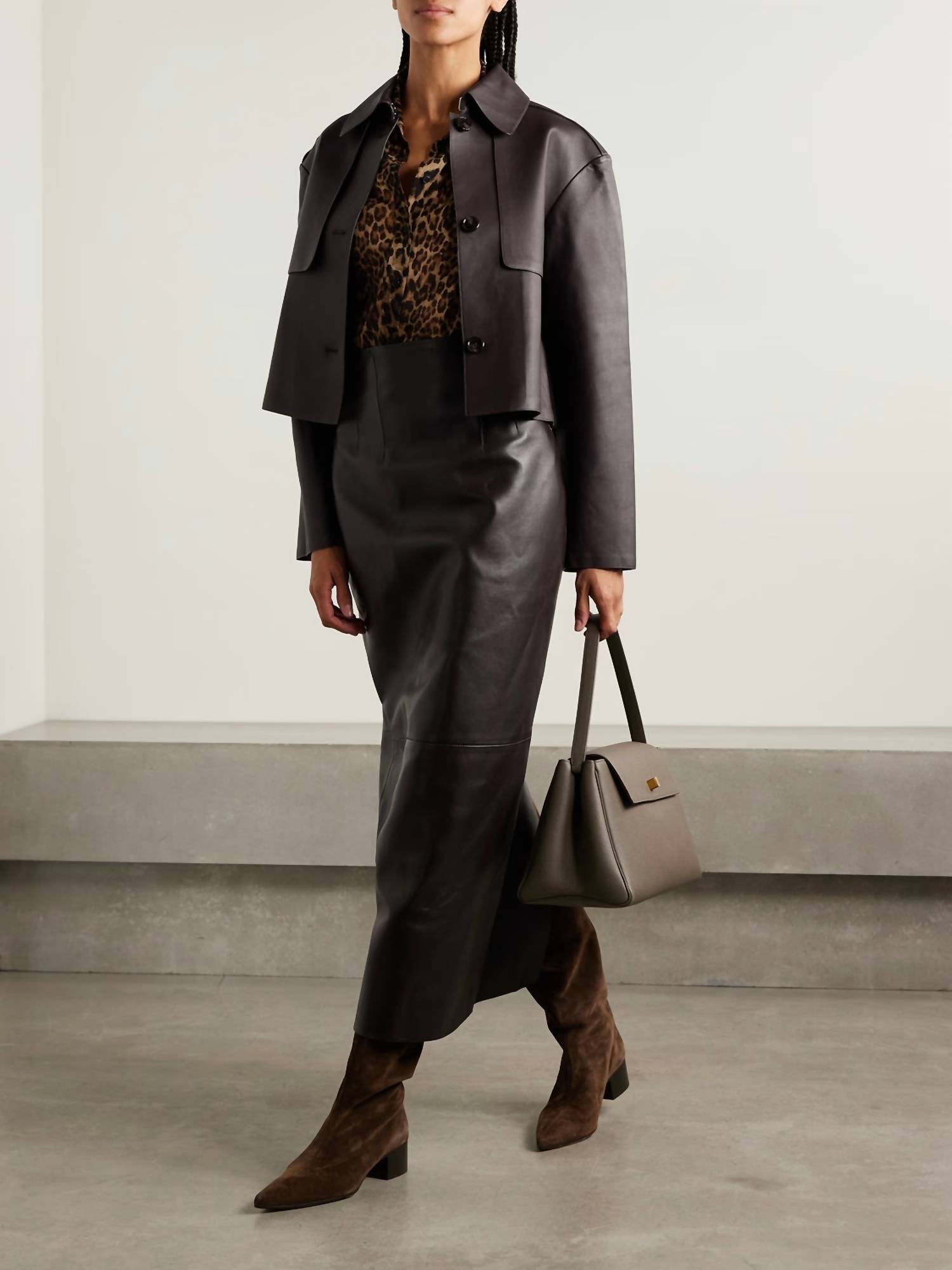 Theory - Crop Trench Jacket