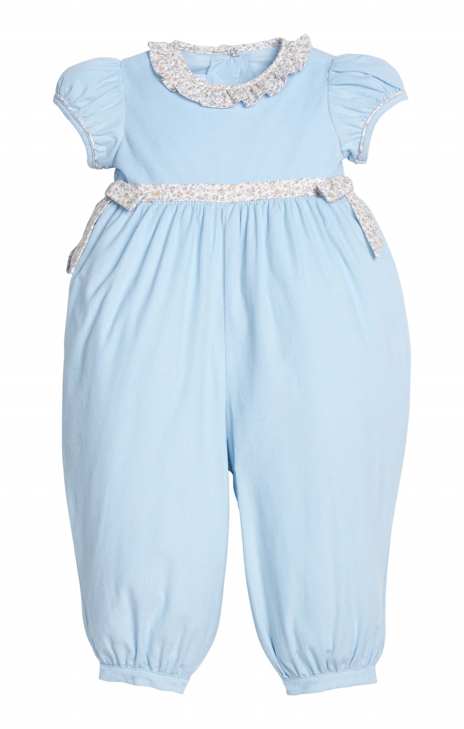 Little English - Kid's Winthrop Floral Caroline Bow Romper
