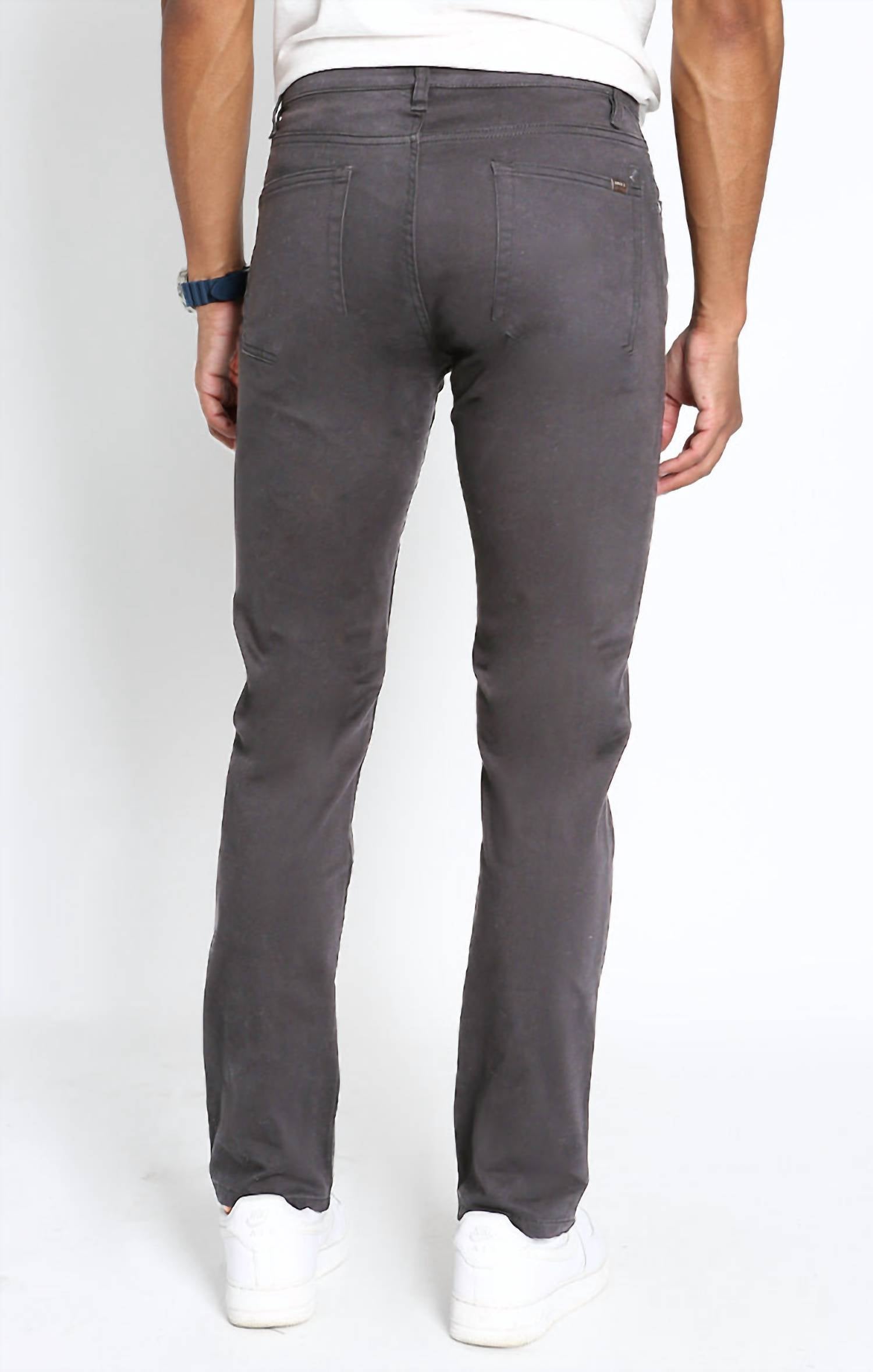 Jachs New York - Straight Fit Stretch Sateen 5 Pocket Pants