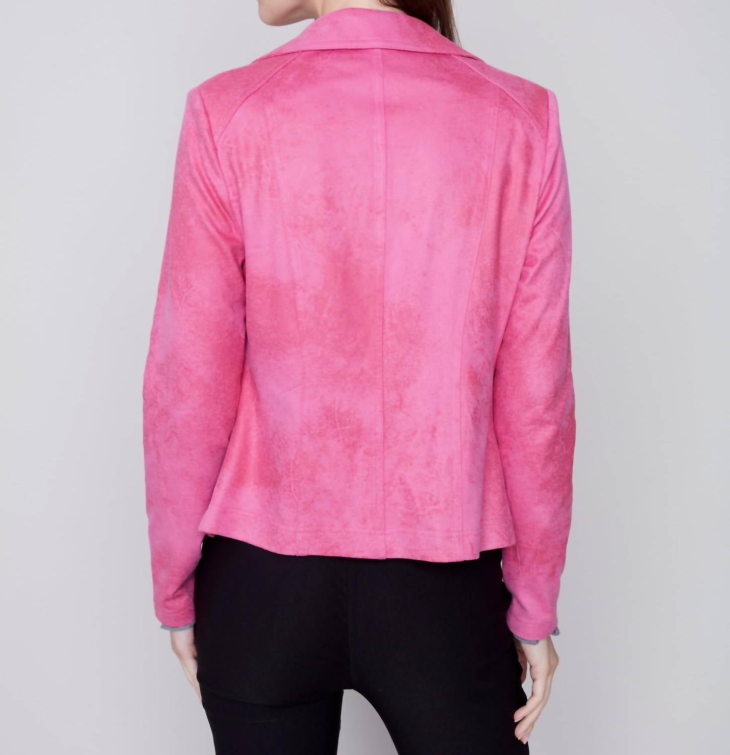 Charlie B - Faux Leather Moto Jacket