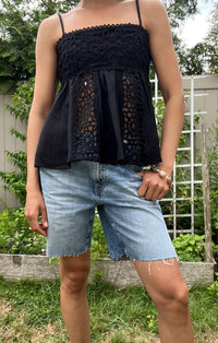 Mint Exclusives - Boho Babydoll Crochet Tank
