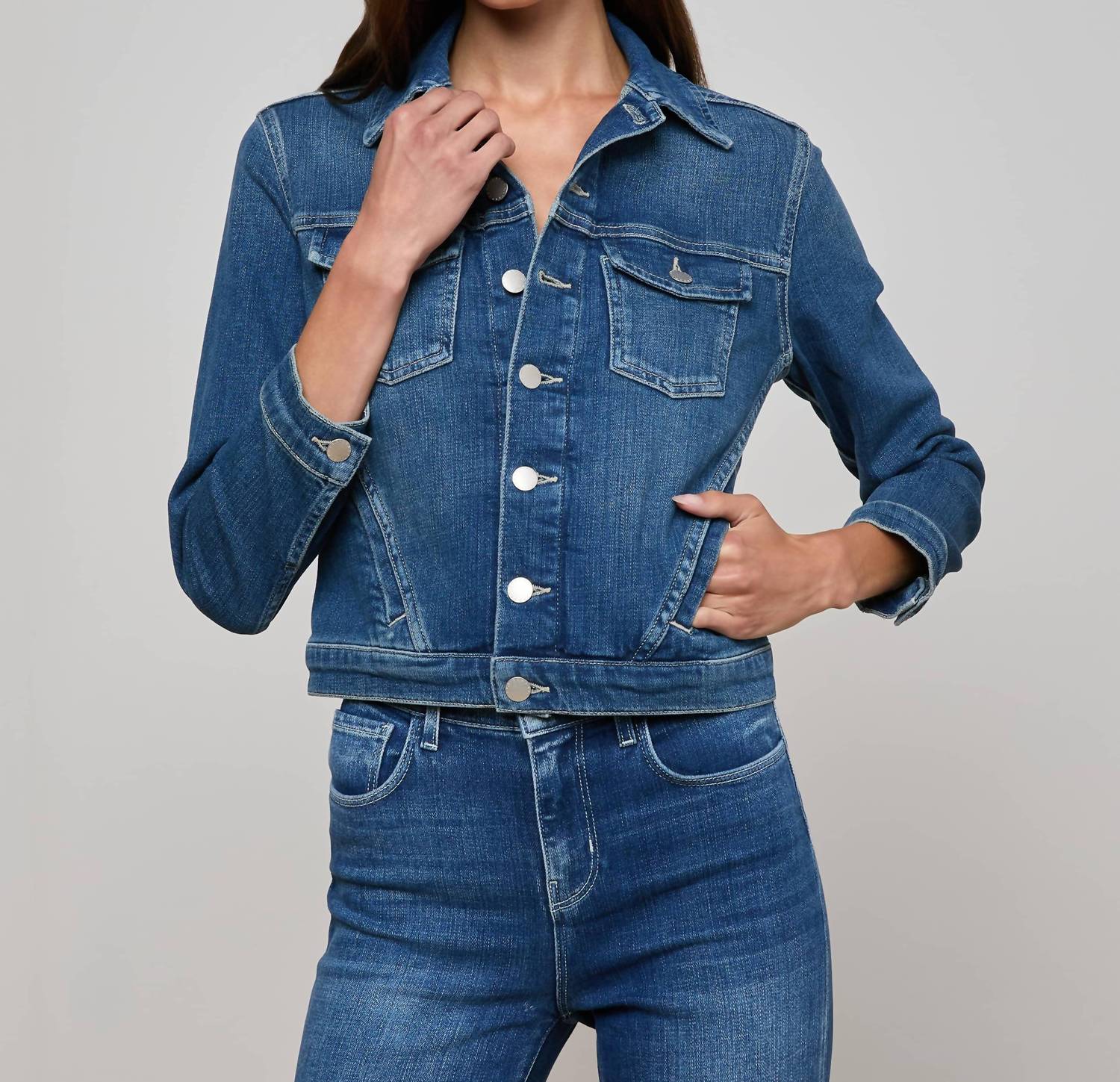 L'Agence - Maven Denim Jacket