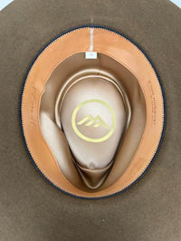 Jw Bennett - Unisex Western 50x Teardrop Flat Brim Hat