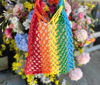 Pitusa - Women's Macrame Knitted Tote Bag