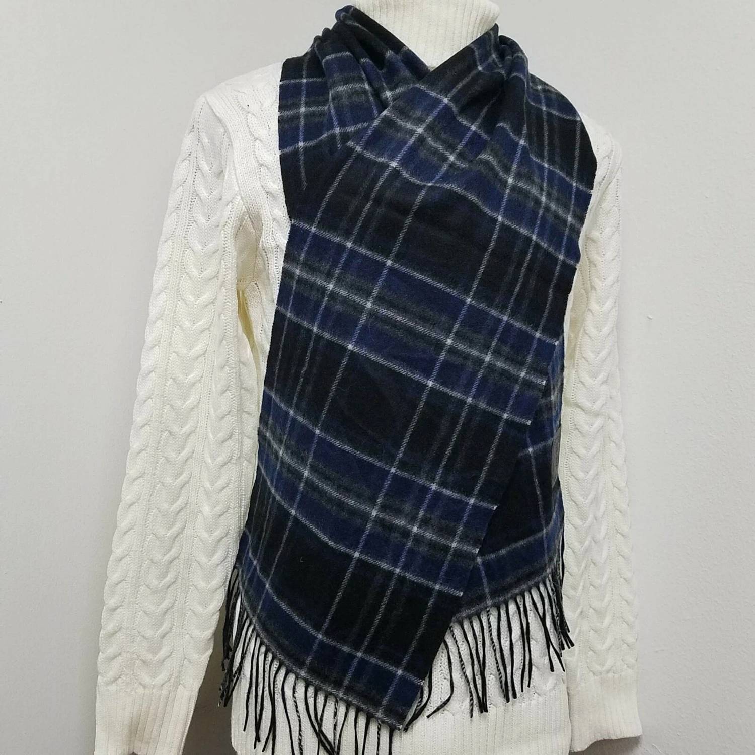 Club Room - Men's 100% Cashmere Scarf - 60" X 12"
