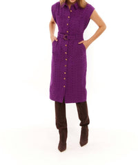 Allison New York - Avril Eyelet Twill Dress