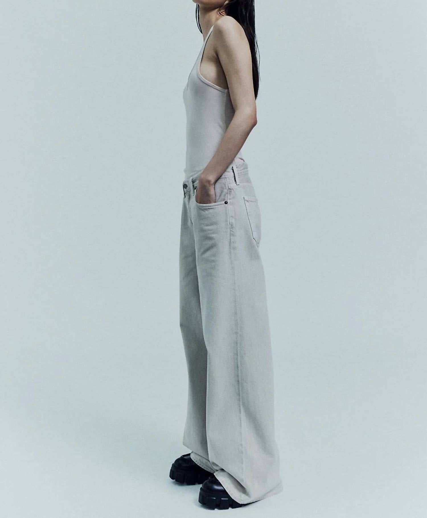 Agolde - Clara Low Rise Baggy Flare Jeans