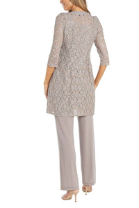 R&M Richards - Embellished Dressy 3 Piece Pants Set