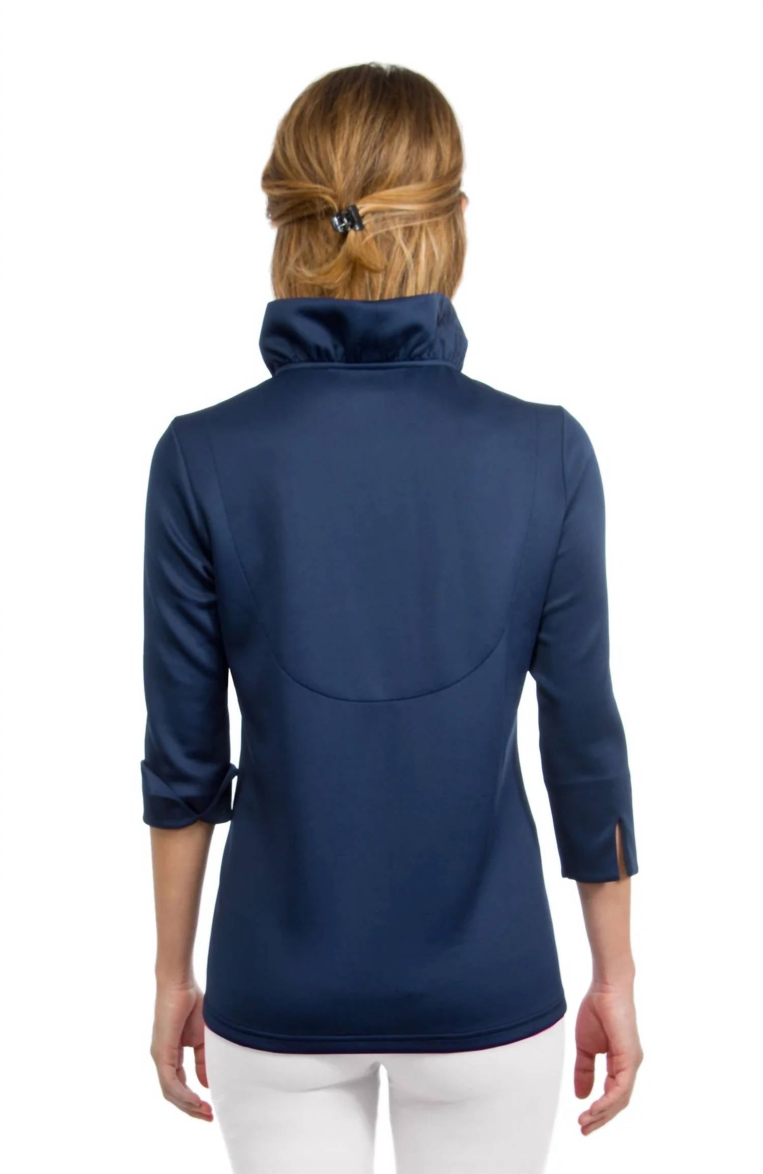 Gretchen Scott - Ruff Neck Top