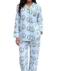 Bon|Artis - Hippopotamus & Nutcracker Long Cotton Pajama Set