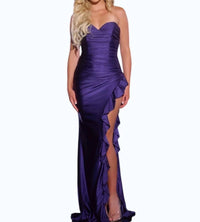 JOVANI Liv Long Formal Prom Dress in purple - women's dress