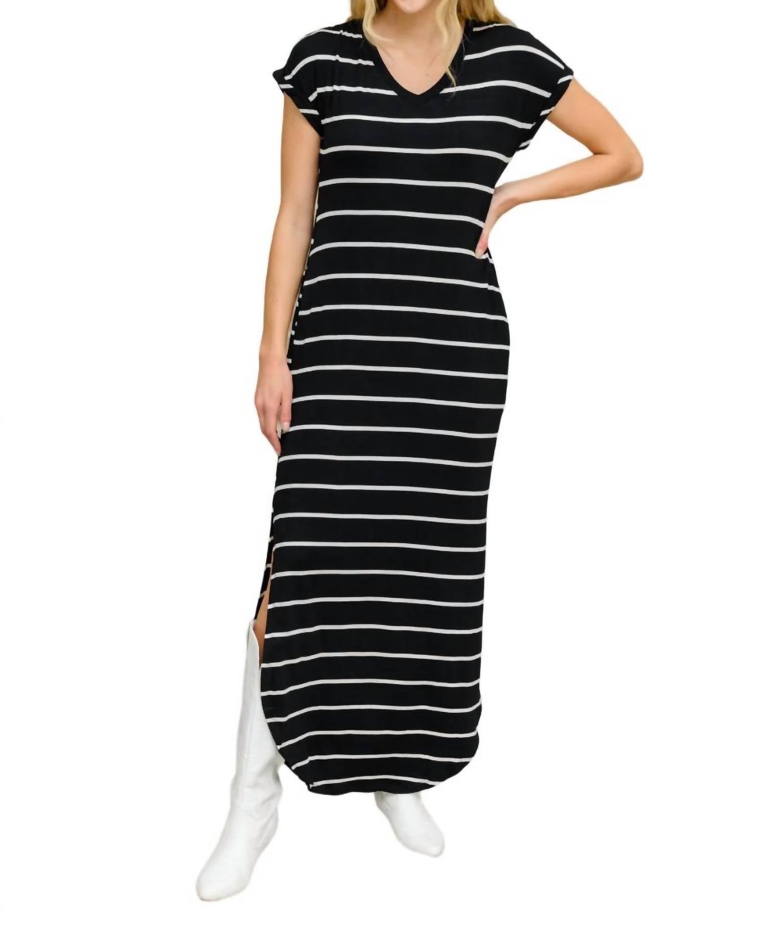 Rae Mode - Striped Maxi Dress