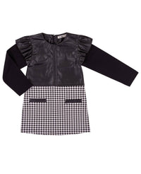 Emc - Girls' Long Sleeve Leather Dress