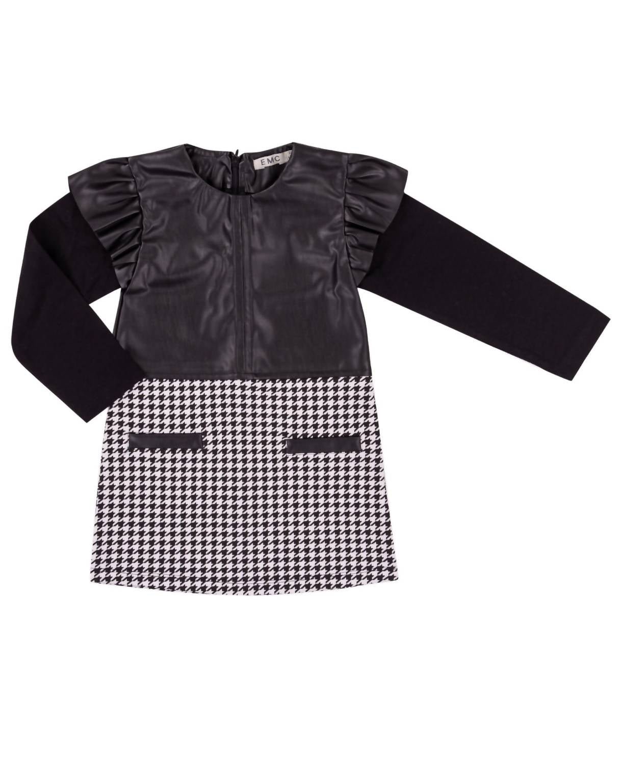 Emc - Girls' Long Sleeve Leather Dress