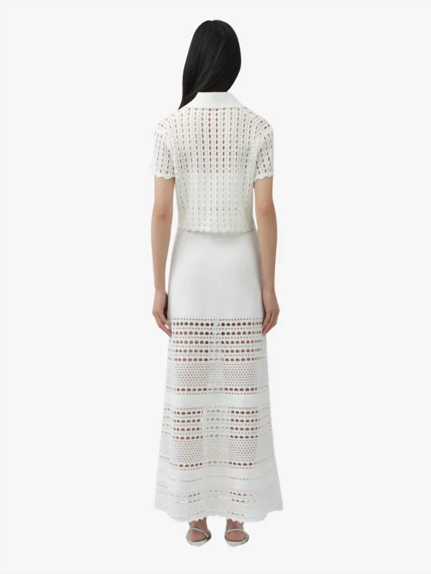 Simkhai - Arlan Open Stitch Camp Shirt