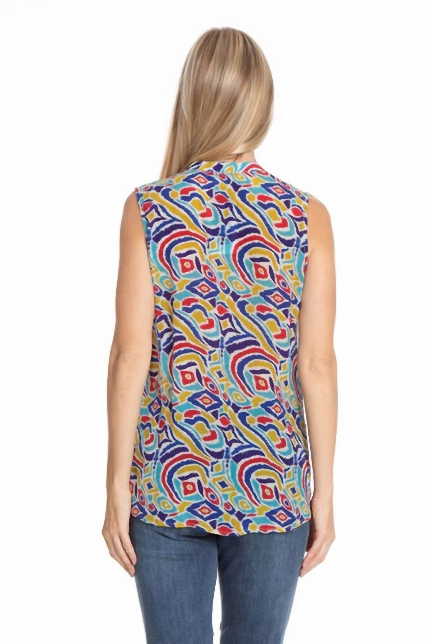 Apny - Button Up Tank Top
