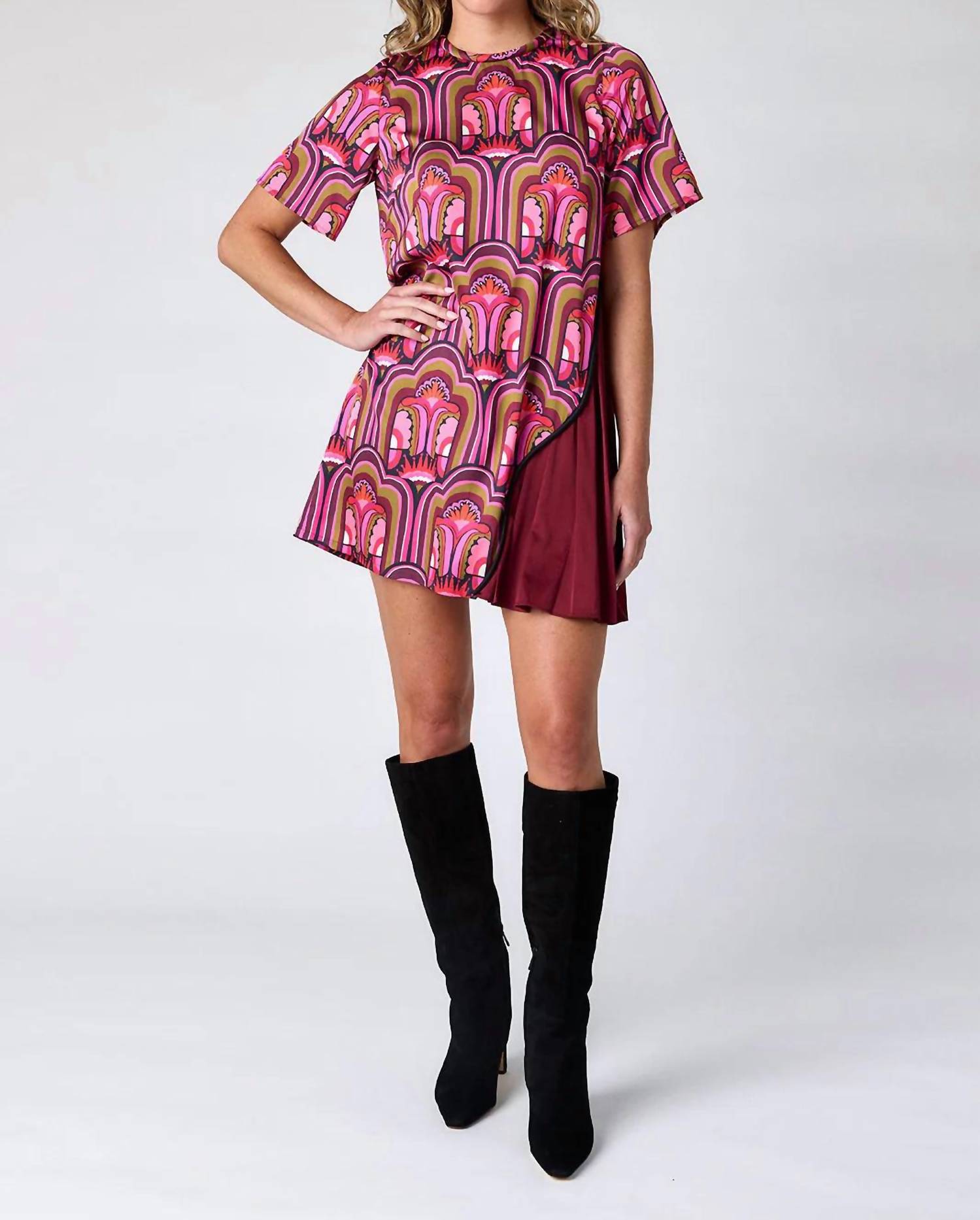 Crosby by Mollie Burch Graham Mini Dress in gatsby - women's dress - view 5