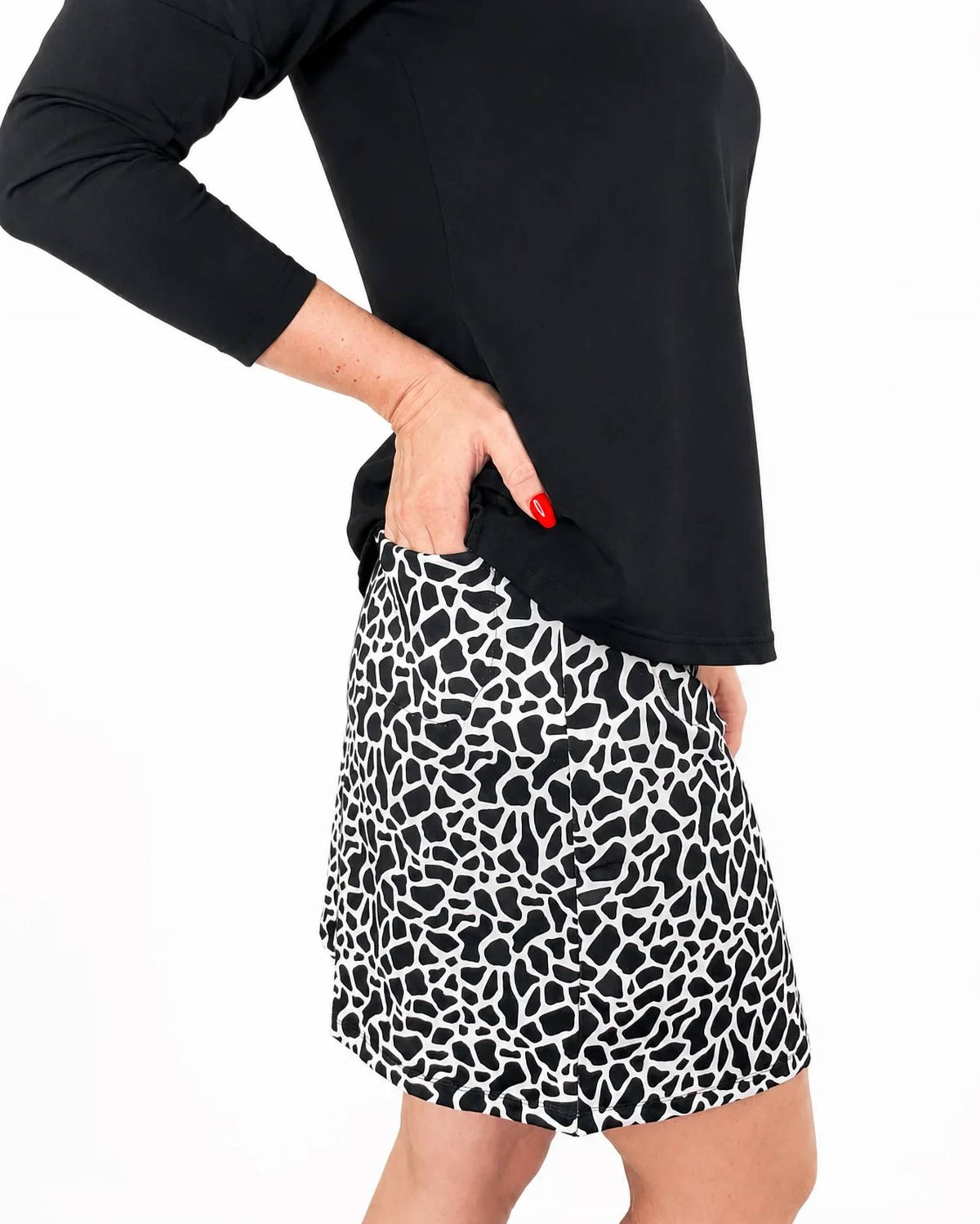 Lulu-B - Printed Zip Skort