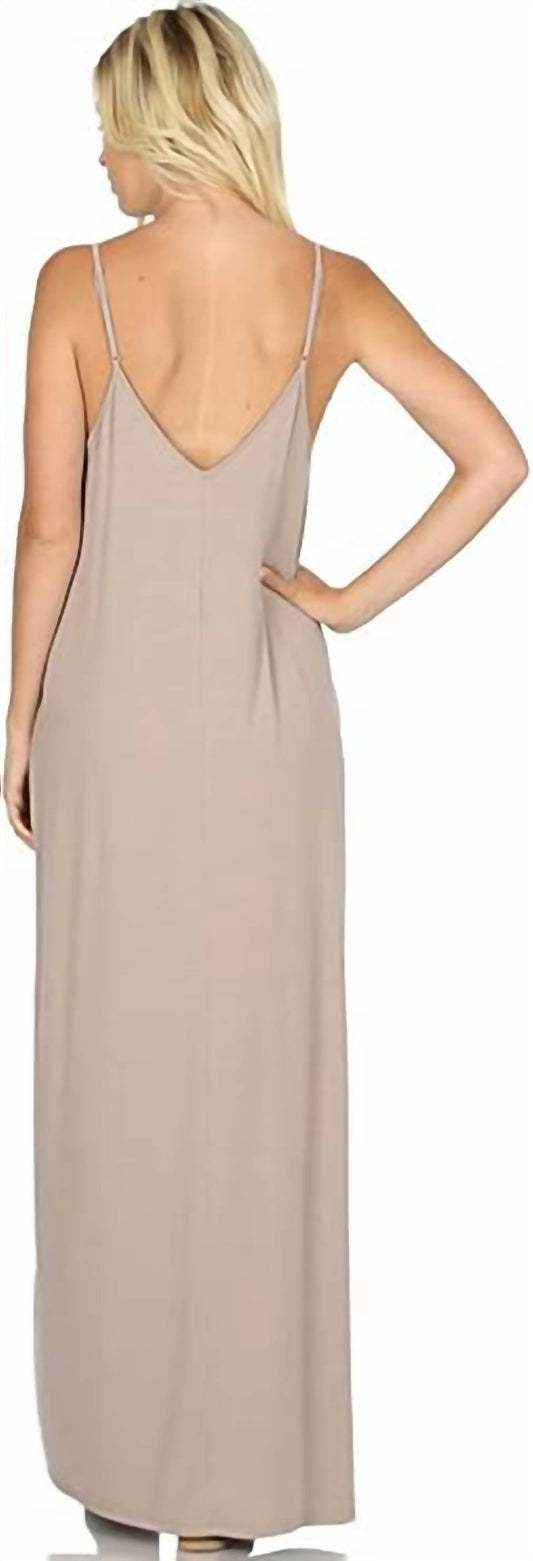 Zenana - Maxi Adjustable Straps Dress