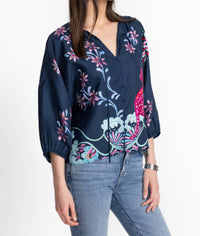 Johnny Was - HARLYN BUTTON FRONT BLOUSE