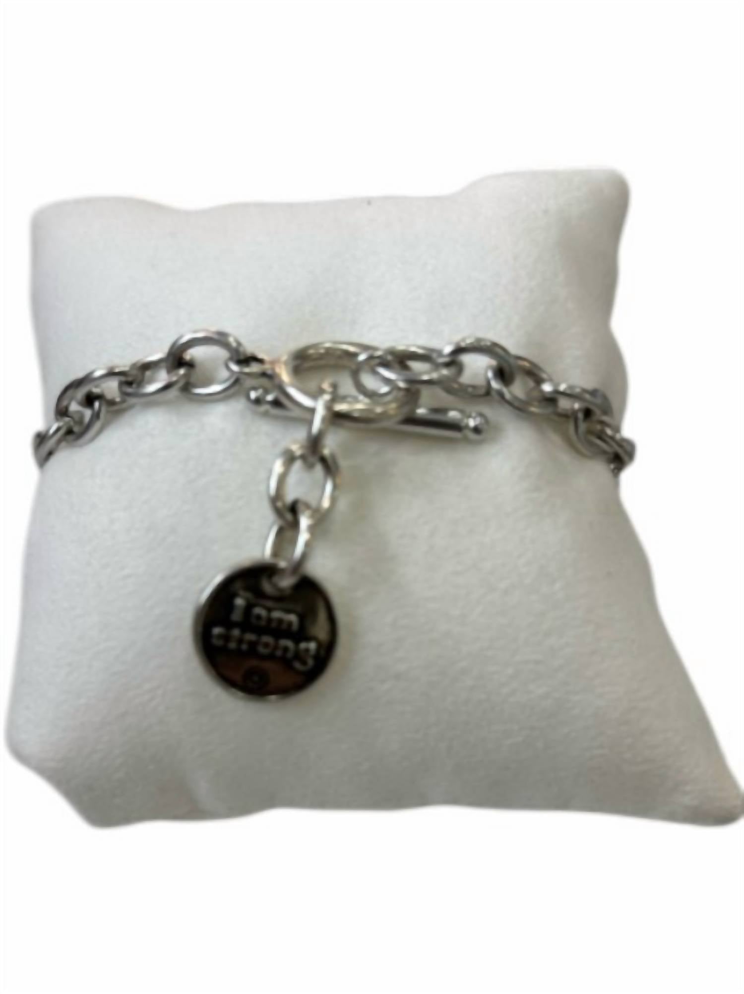 Katia Designs Women's Circle Chain Bracelet in silver 1 - women's jewelry